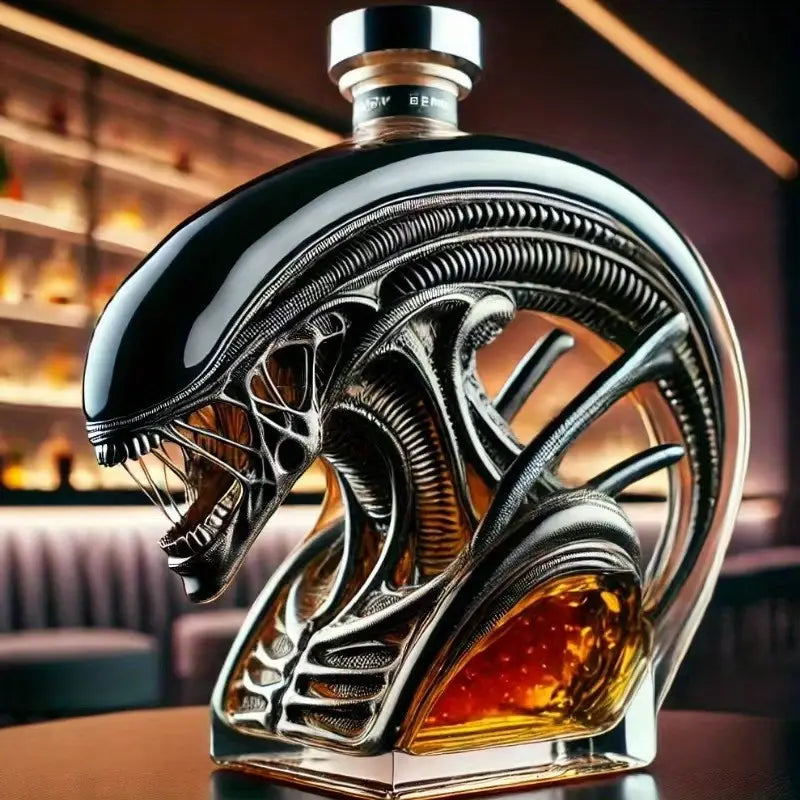 Decanter de Luxo com Design Alienígena