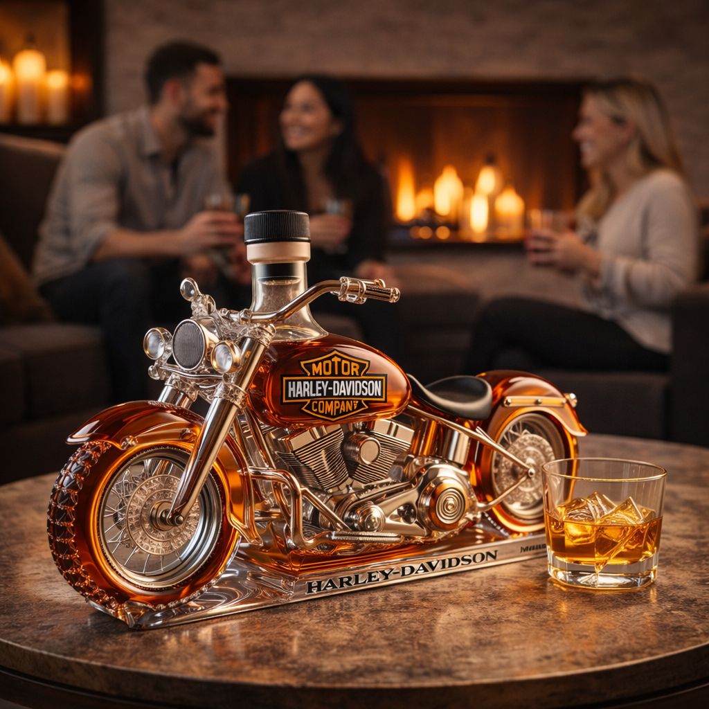 Garrafa de Whisky Harley Davidson – Edição de Colecionador