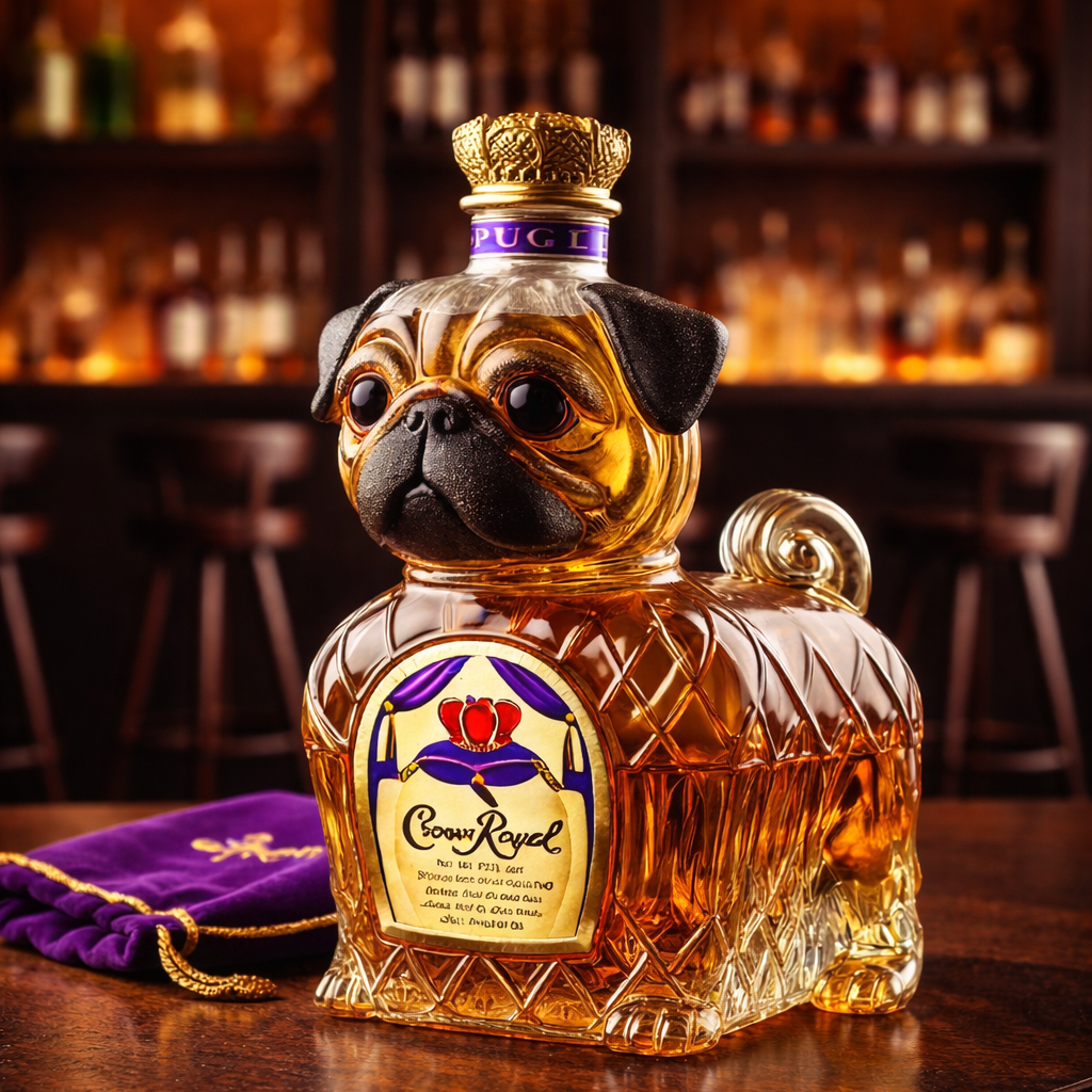 Garrafa de Whisky – Bulldog Francês: Elegância e Carisma para Apreciadores
