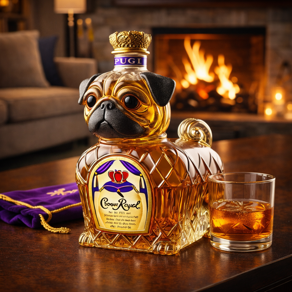 Garrafa de Whisky – Bulldog Francês: Elegância e Carisma para Apreciadores