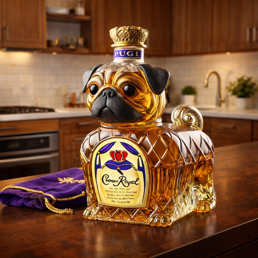 Garrafa de Whisky – Bulldog Francês: Elegância e Carisma para Apreciadores