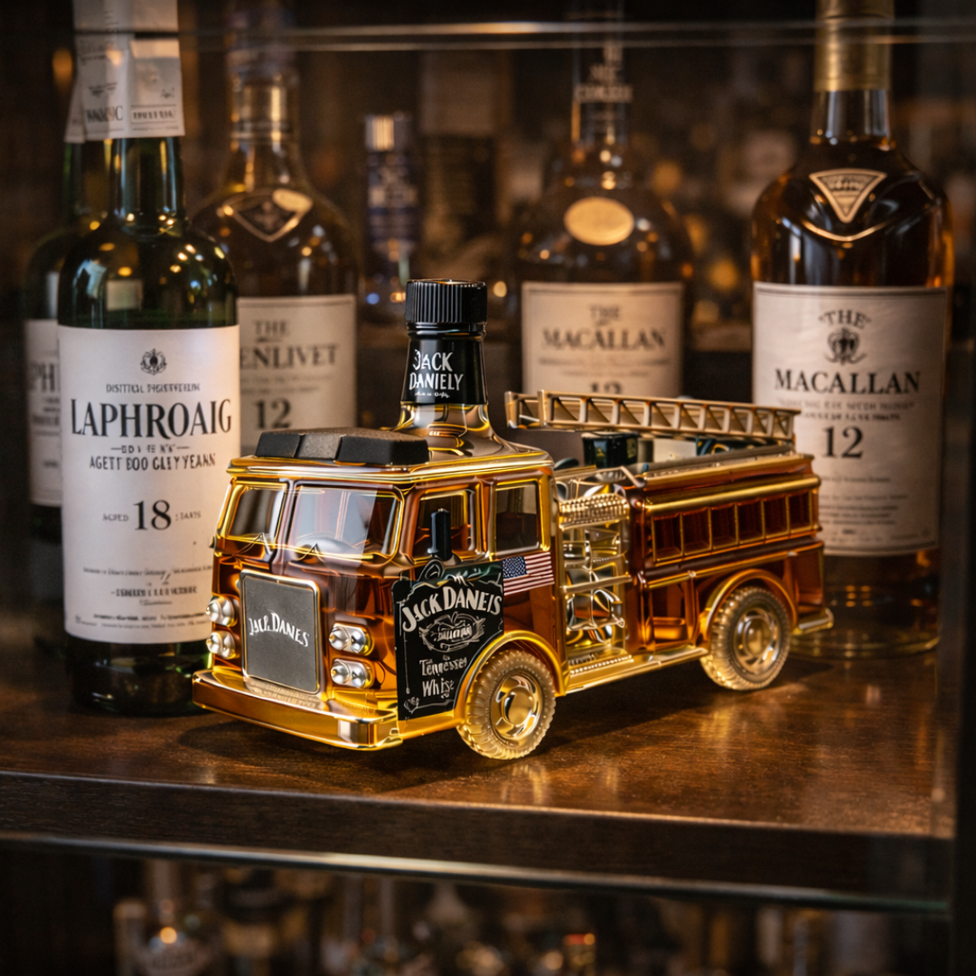 Garrafa de Whisky Jack Daniel's – Edição Bombeiros