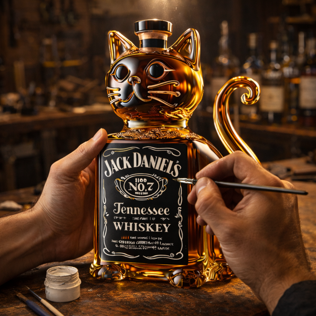 Garrafa de Whisky – Edição Gato