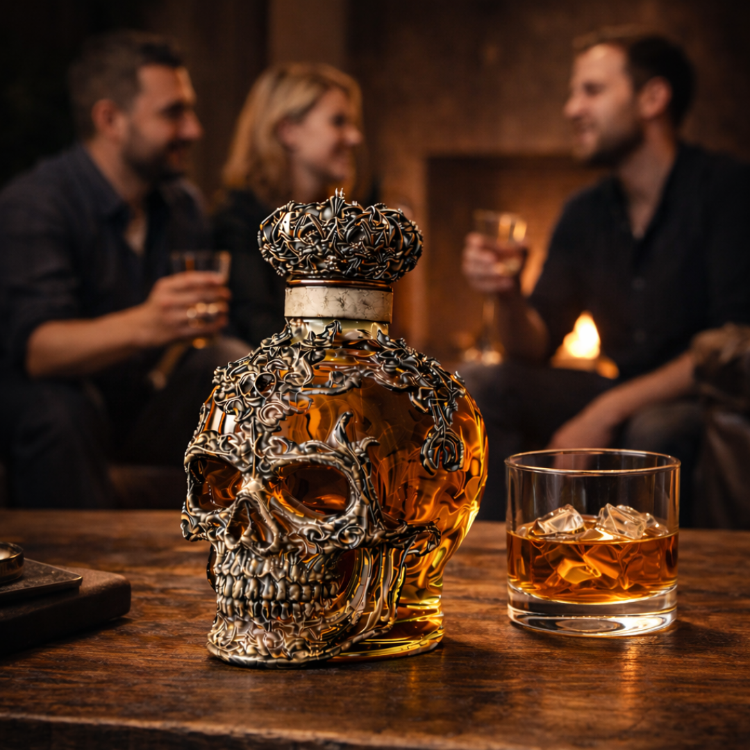 Garrafa de Whisky – Edição Caveira