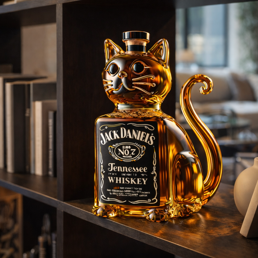 Garrafa de Whisky – Edição Gato