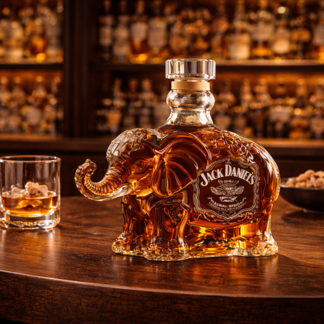 Garrafa de Whisky Jack Daniel's – Edição Elefante