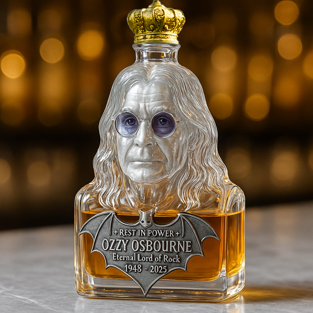 Eternizado em Vidro – Decanter de Whisky em Homenagem a Ozzy Osbourne