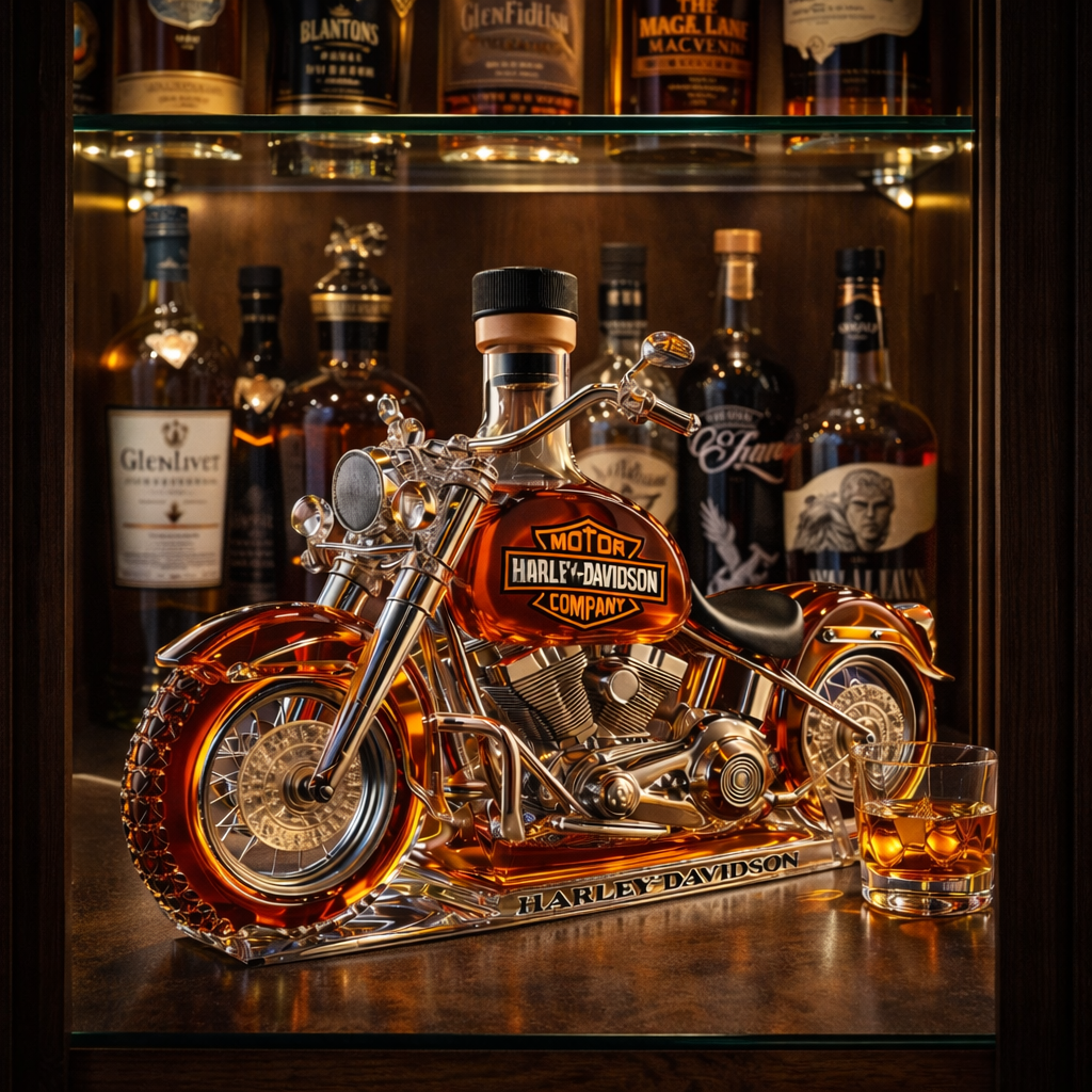 Garrafa de Whisky Harley Davidson – Edição de Colecionador