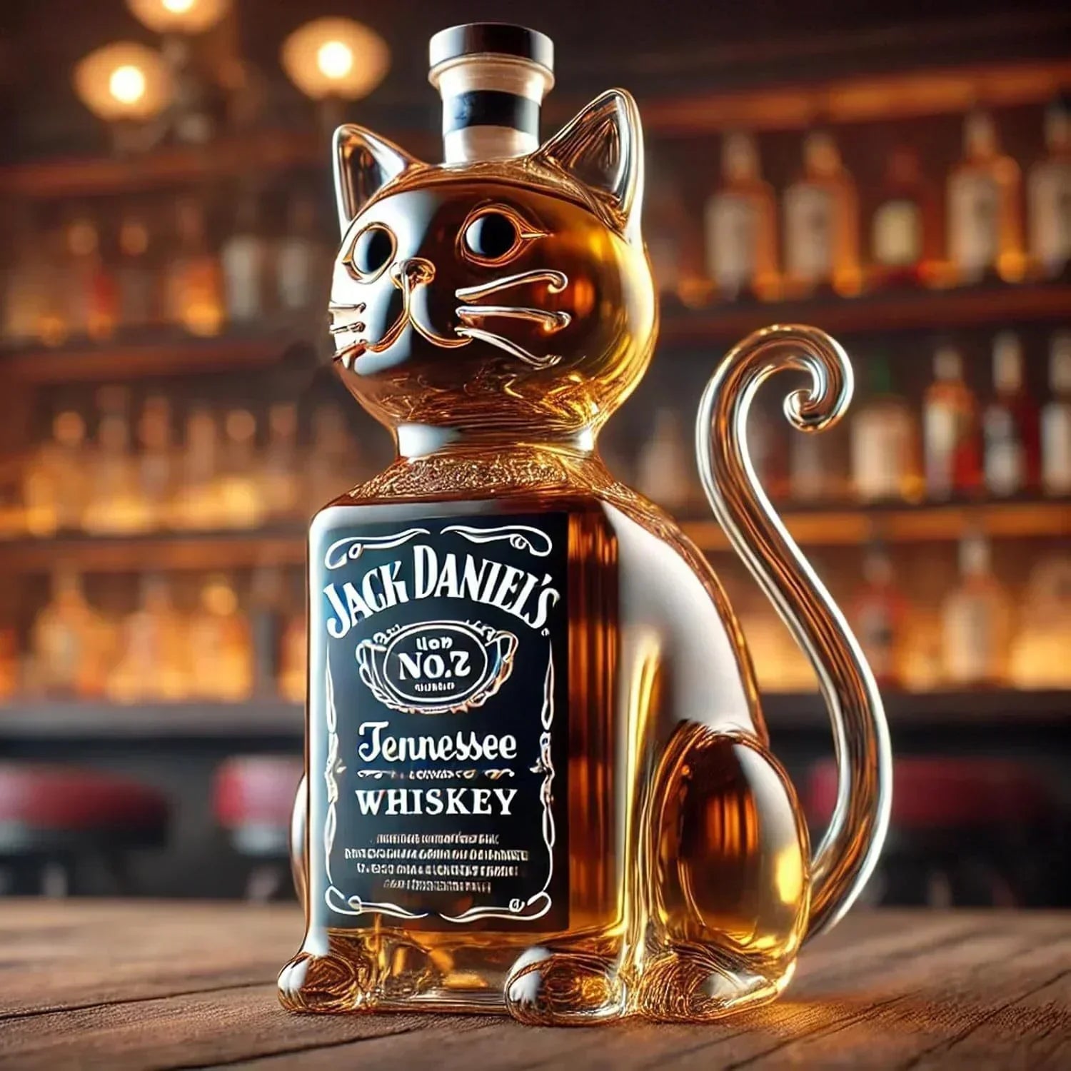 Garrafa de Whisky – Edição Gato