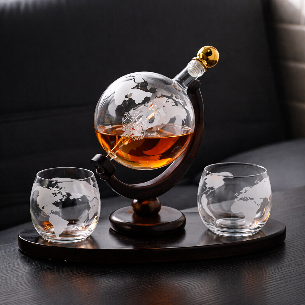Decanter de Whisky Globo – Uma Viagem com Estilo
