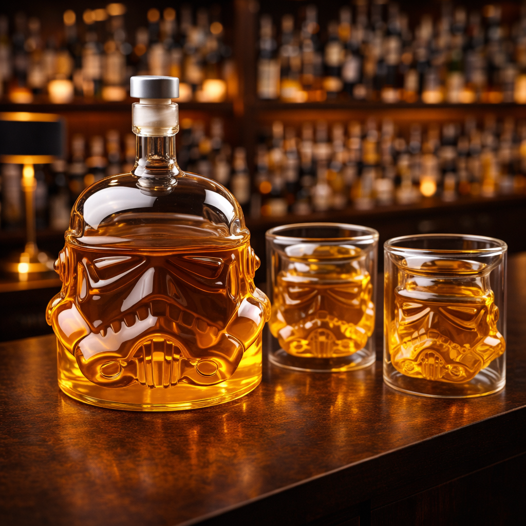 Kit de Degustação de Whisky: Decanter Elegante e Copos