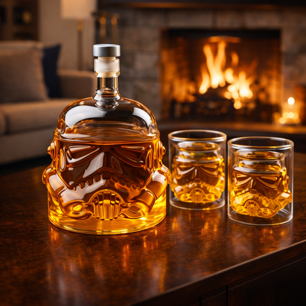 Kit de Degustação de Whisky: Decanter Elegante e Copos