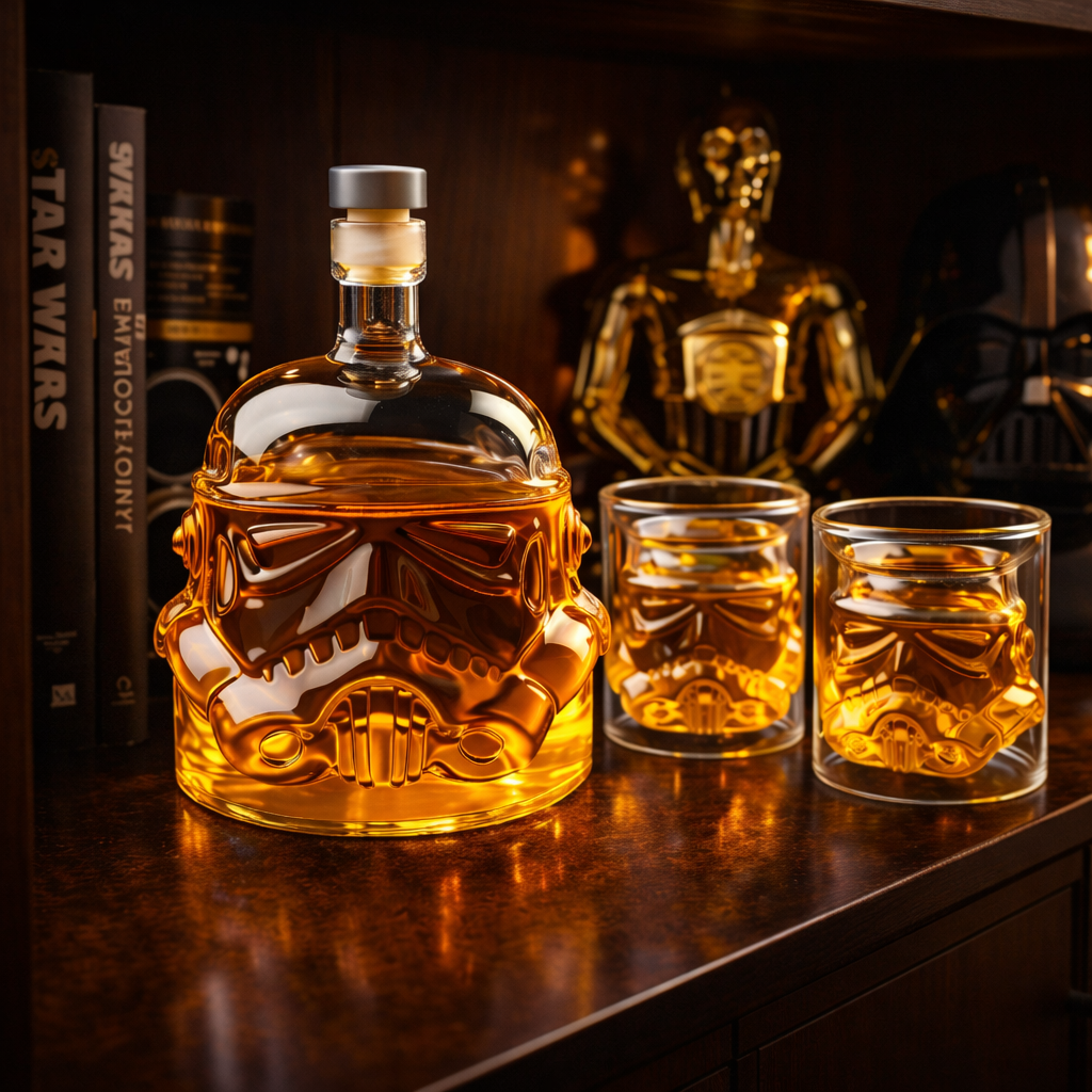 Kit de Degustação de Whisky: Decanter Elegante e Copos