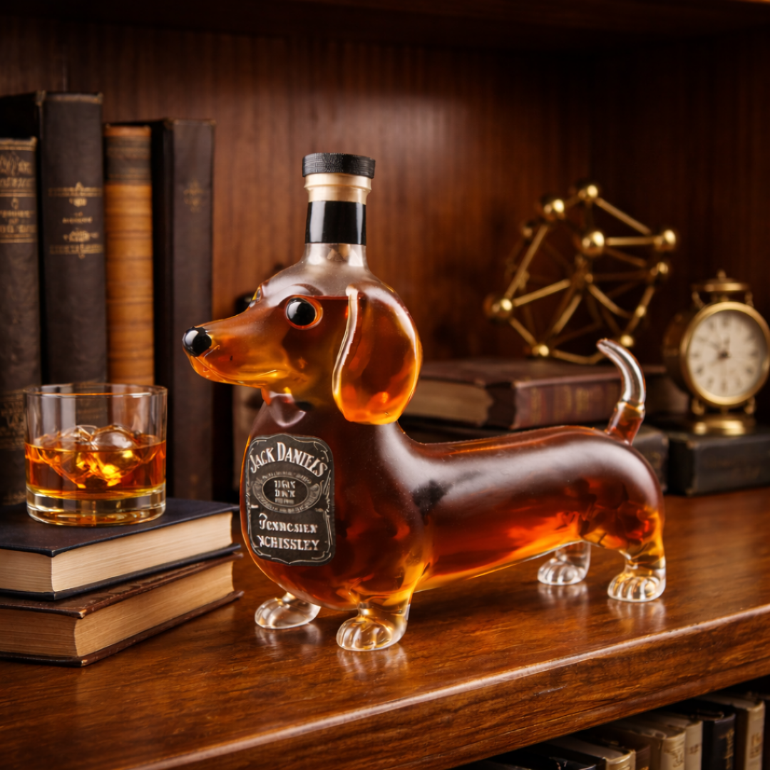 Garrafa de Whisky Jack Daniel's – Edição Salsicha (Dachshund)