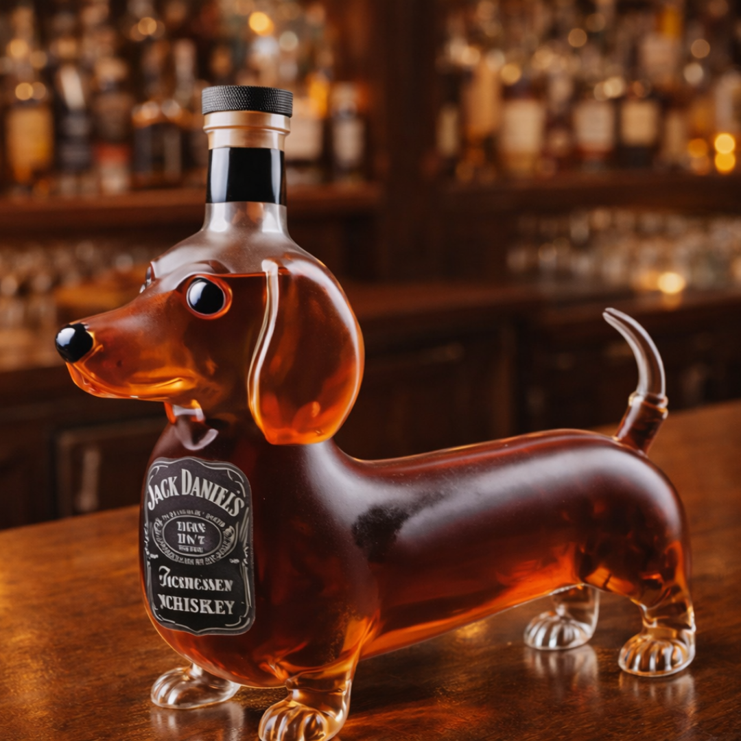 Garrafa de Whisky Jack Daniel's – Edição Salsicha (Dachshund)
