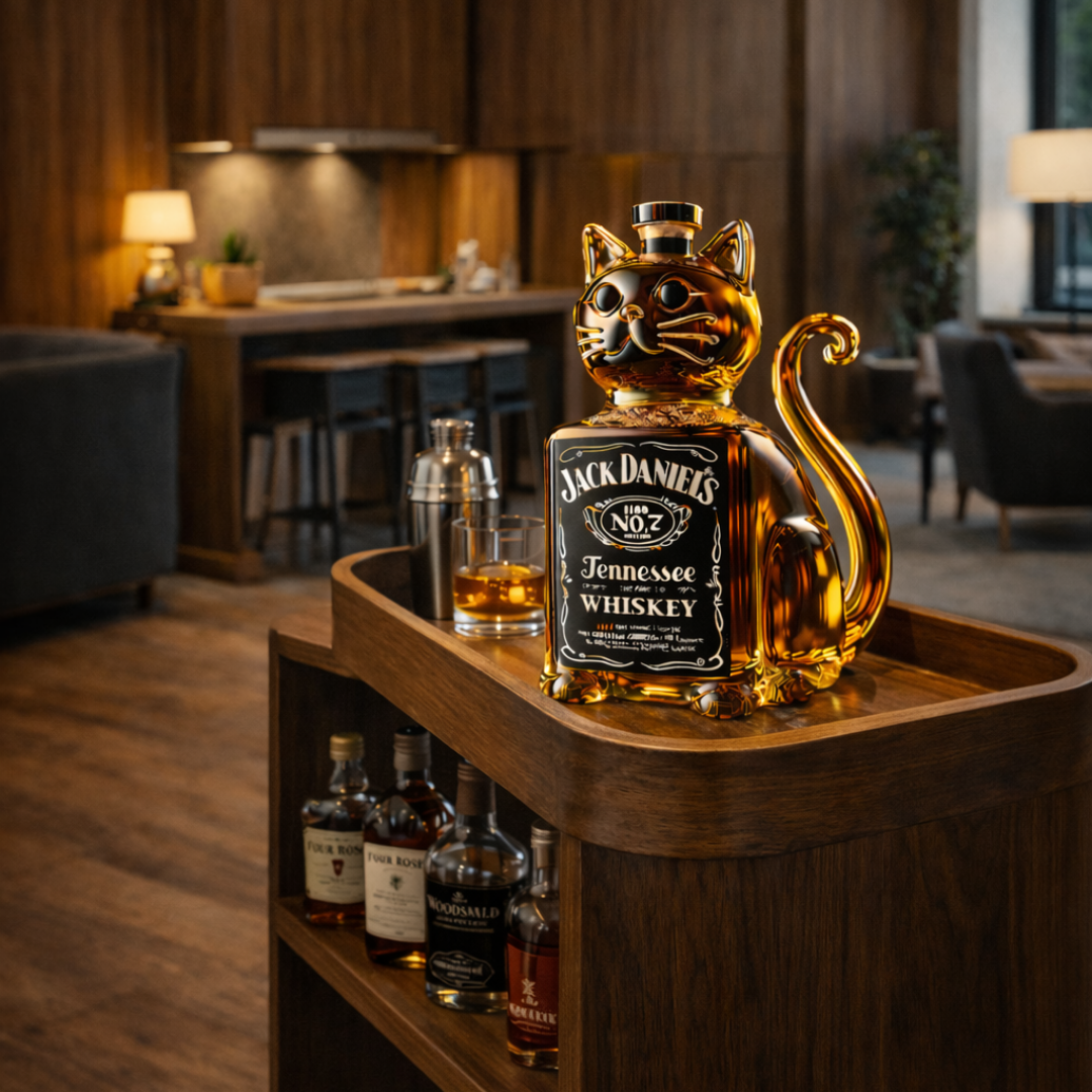 Garrafa de Whisky – Edição Gato