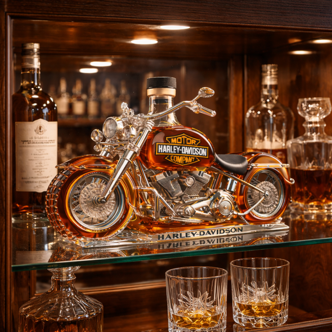 Garrafa de Whisky Harley Davidson – Edição de Colecionador